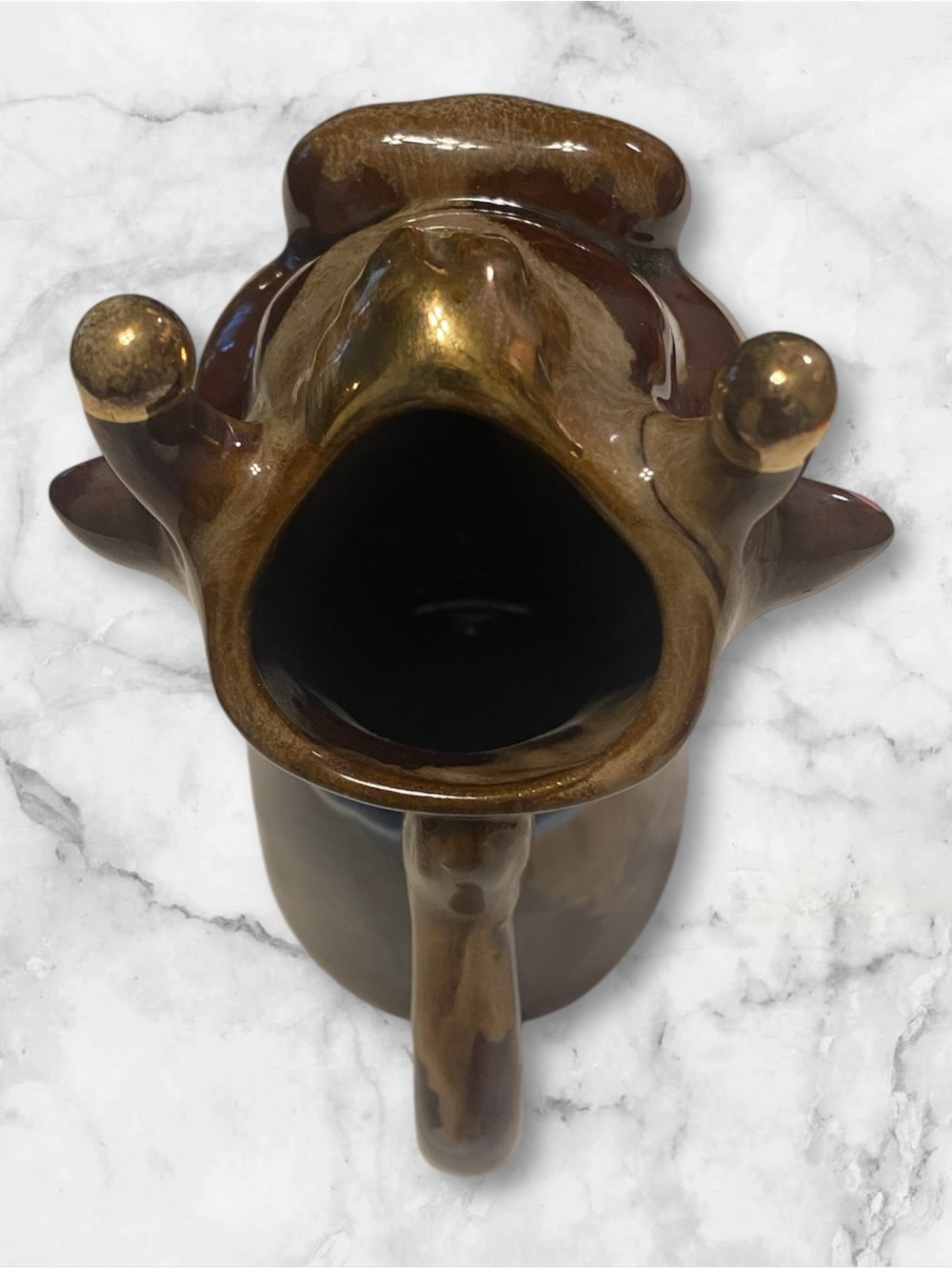 Ceramic Brown Cow Creamer - Picture 6 of 7